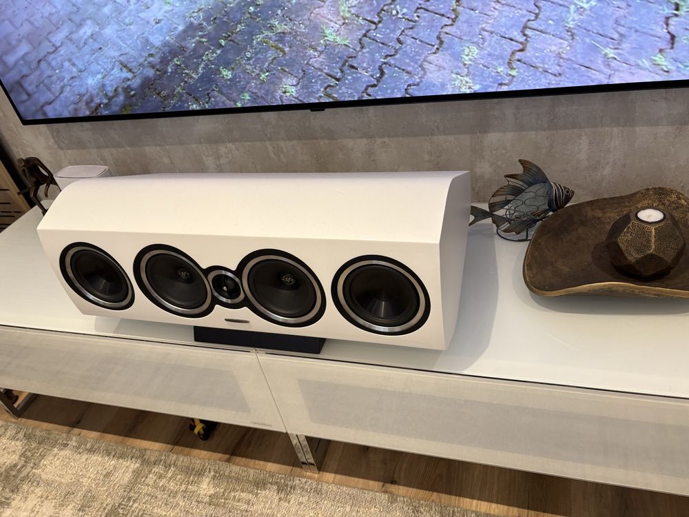 Coluna Sonus Faber Sonetto Center II–Som Premium c/ Acabamento Luxuoso