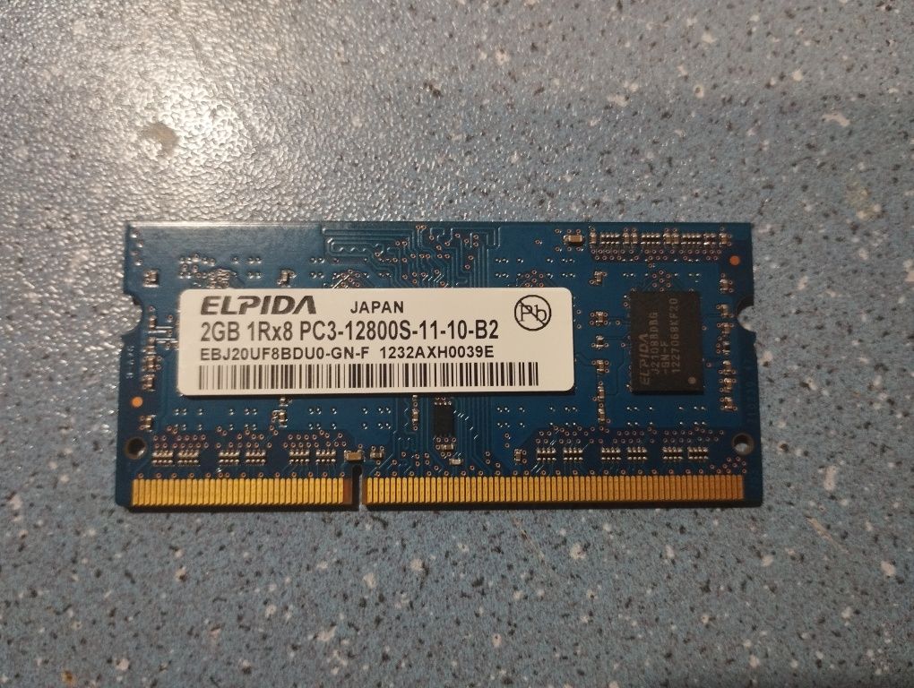 SODIMM 2GB DDR3-1600 Elpida