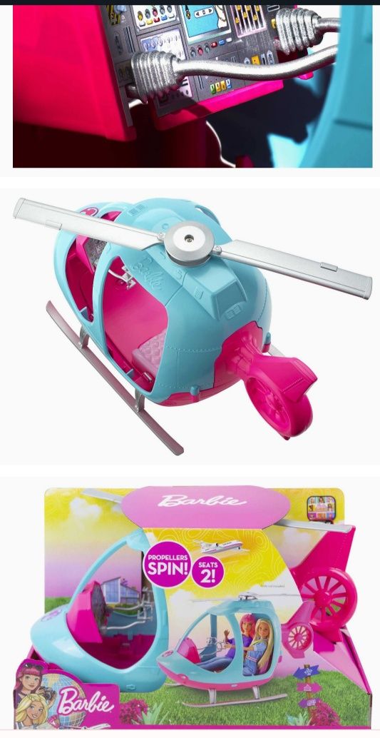 Helikopter Barbi gratis lalka Barbie