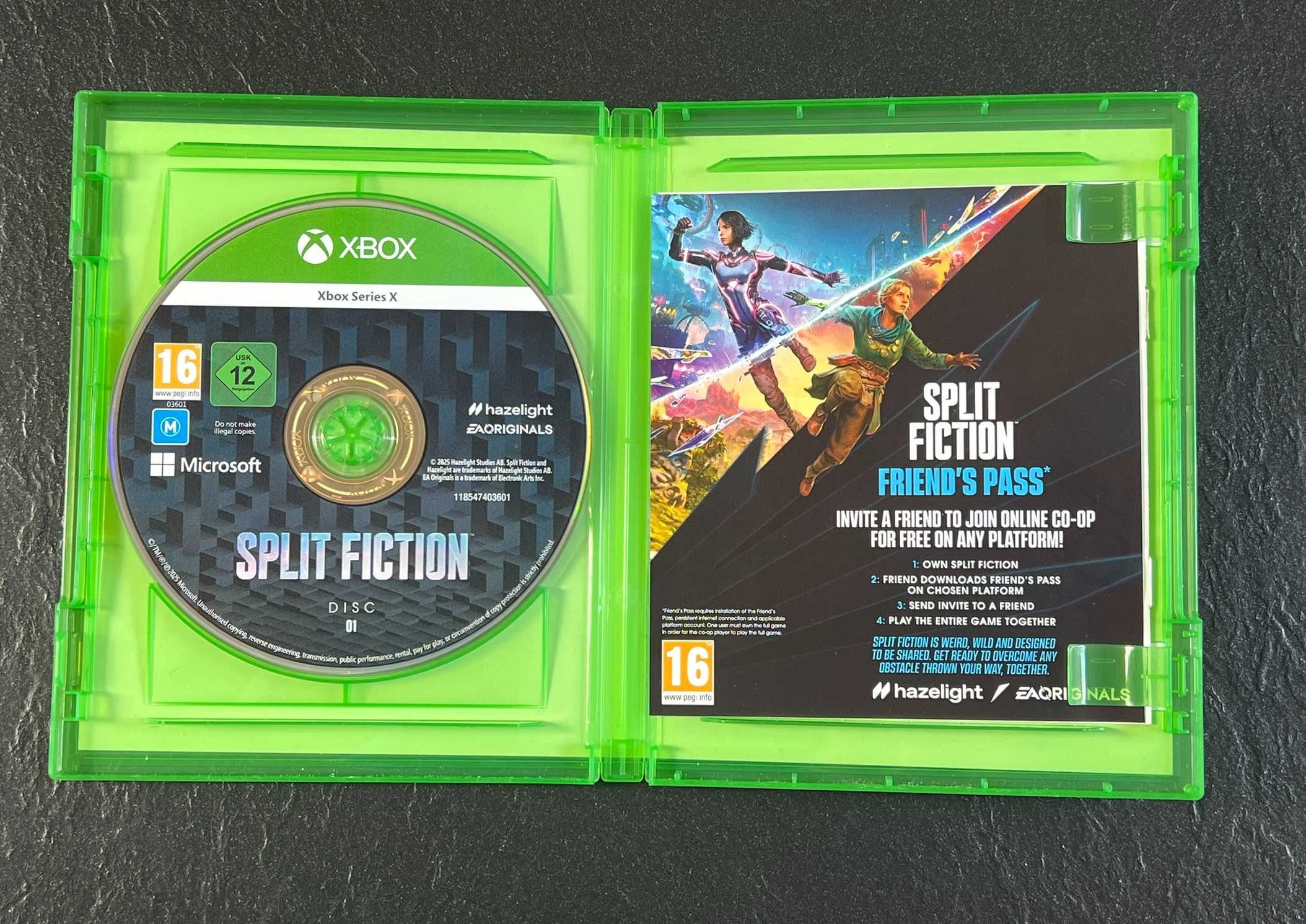 Split Fiction Xbox Series X pudełkowa