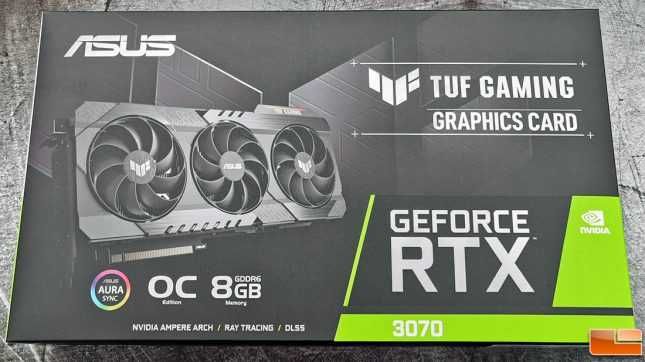 ASUS  RTX 3070 TUF Gaming OC - COM GARANTIA