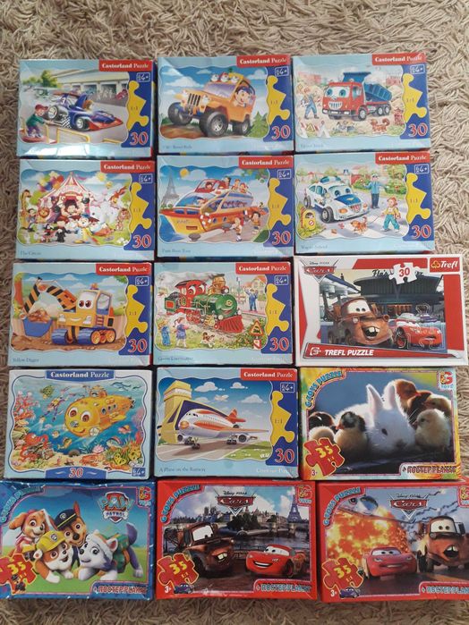 Пазли, розвиваючі ігри