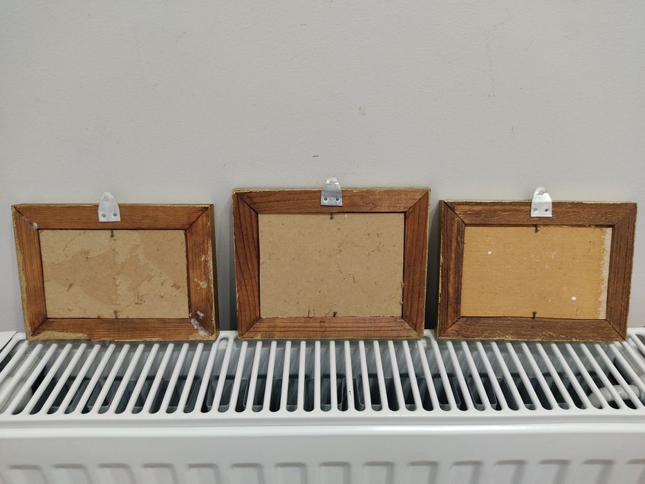 "Pejzażyki"-przepiękne obrazki olejne na tekturkach!