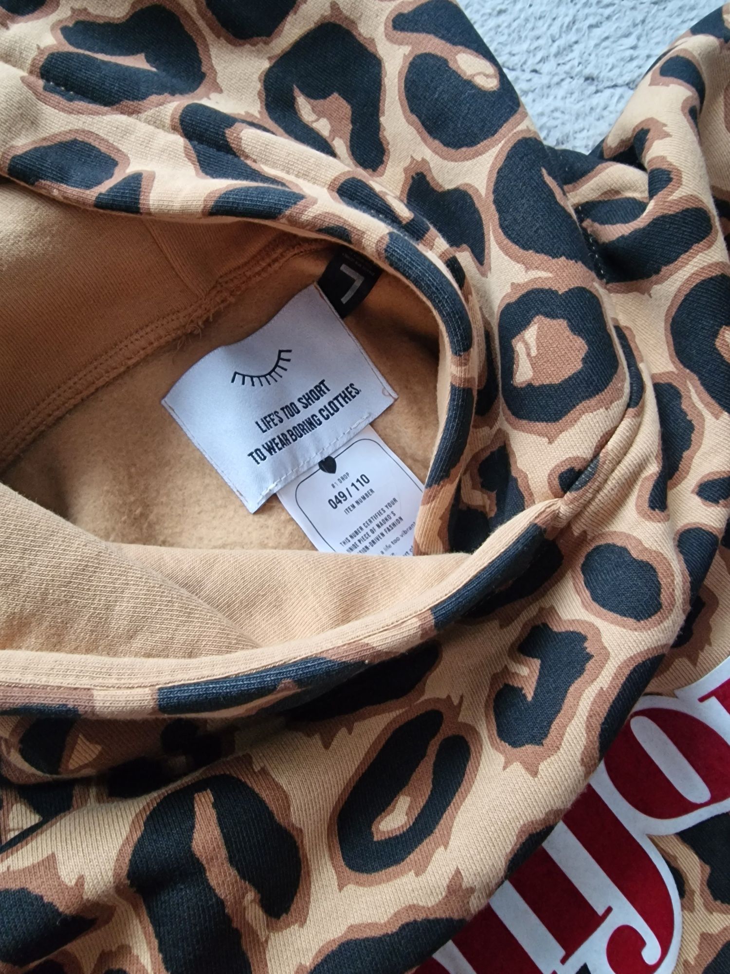 Bluza NaOko Bonjour Leopard rozm.L
