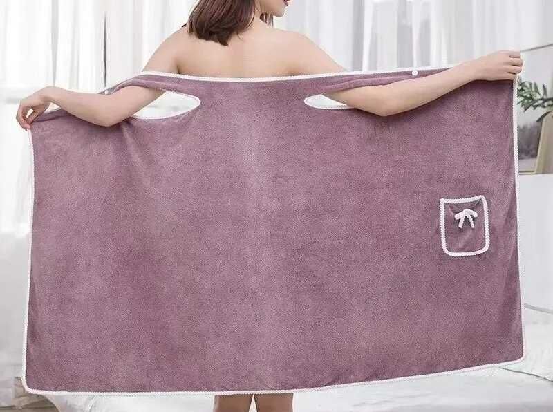 Многофункциональный  халат - полотенце