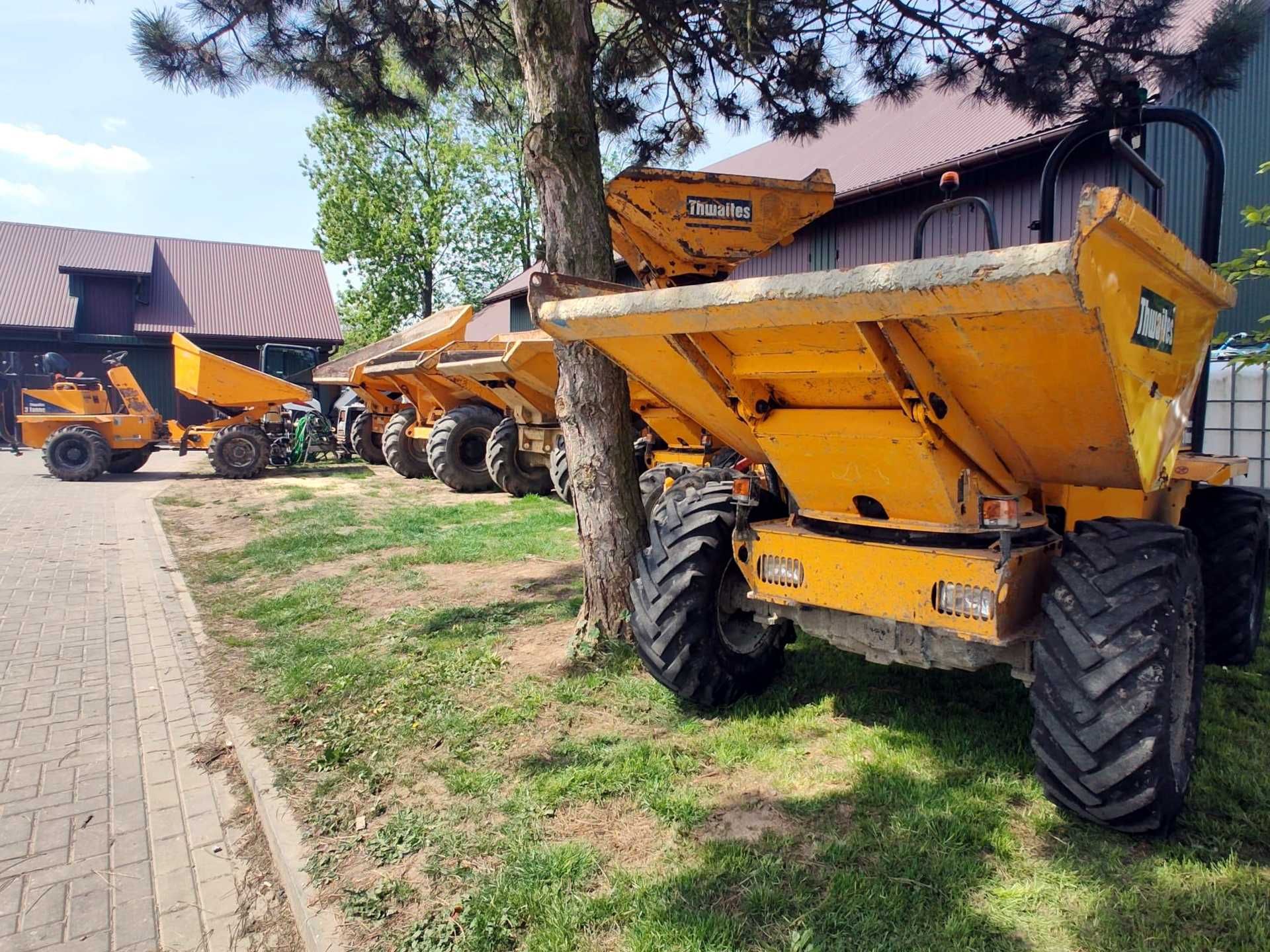 WYNAJEM - Wozidło budowlane obrotowe (wywrotka, koleba) THWAITES 3t