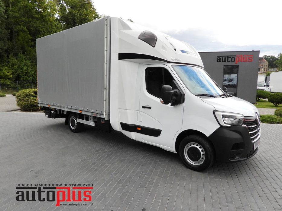 Renault MASTER PLANDEKA WINDA 10 PALET WEBASTO TEMPOMAT LEDY KLIMATYZACJA  165KM  stan bardzo dobry, nie wymaga nakładów finansowcyh dostępny od ręki