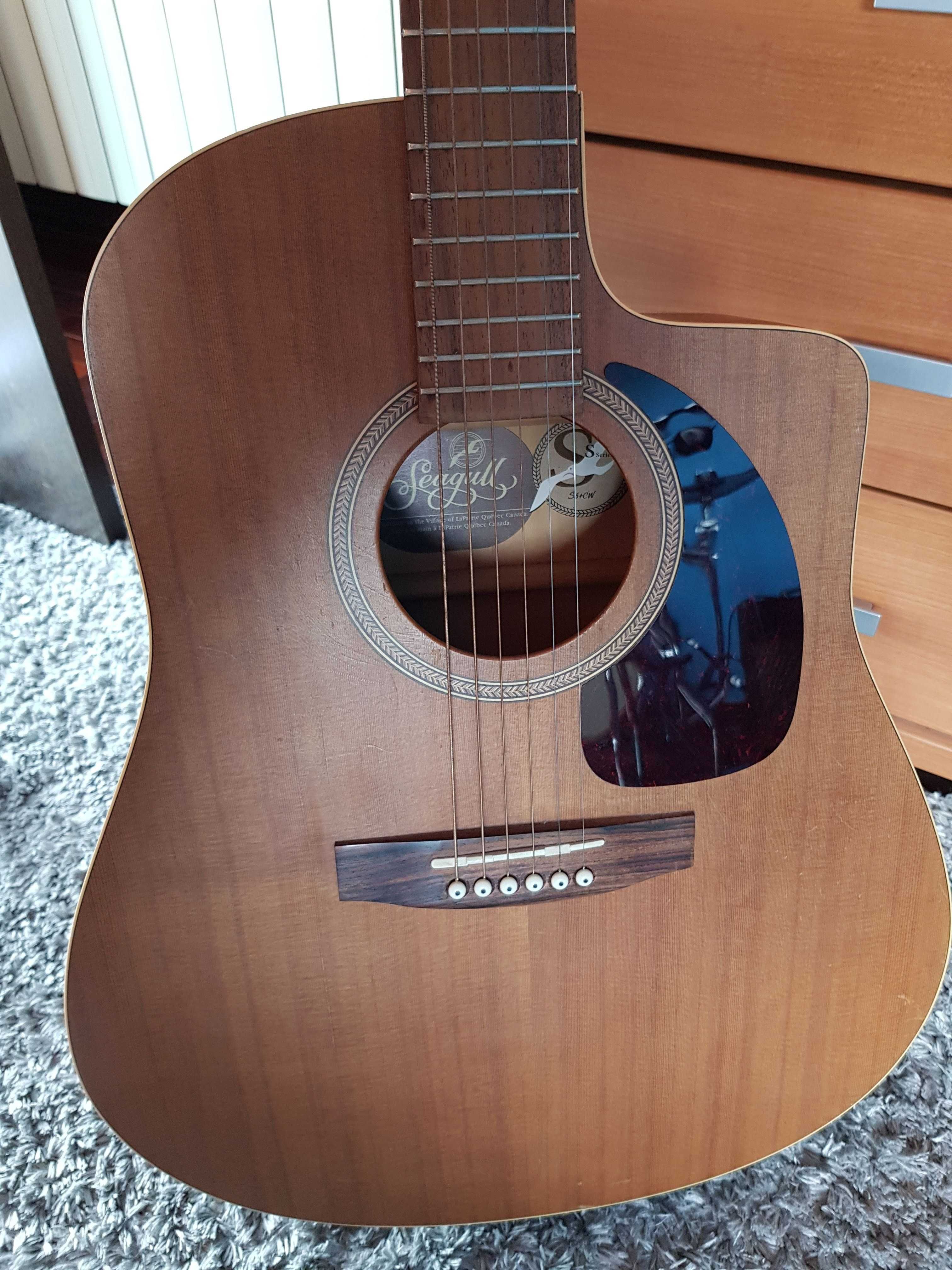 Seagull S6+ CW-Cedar : Guitarra Eletroacústica