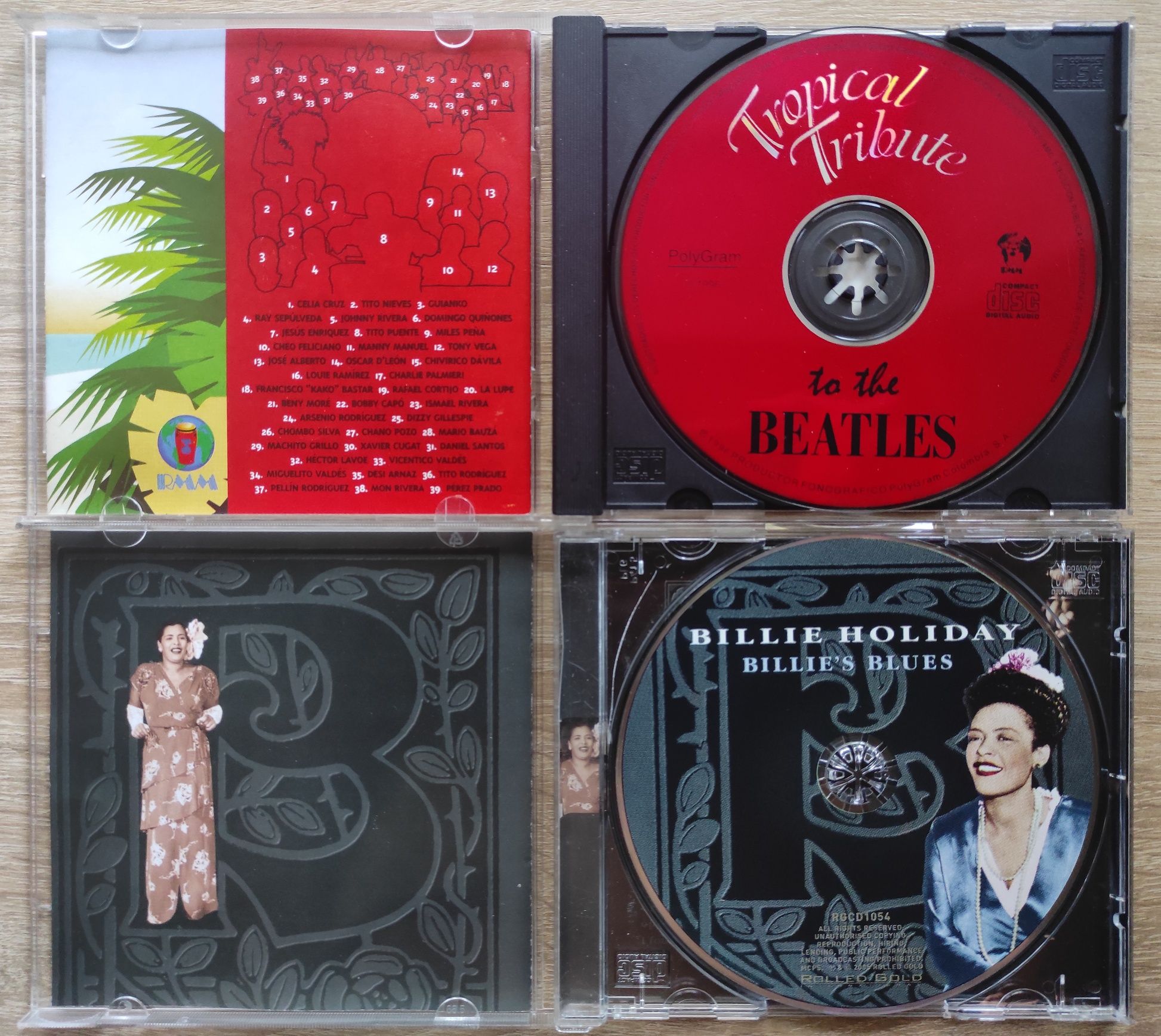 Фирменные CD Beatles, Billie Holiday, The Real Thing,Ruby Turner,Битлз