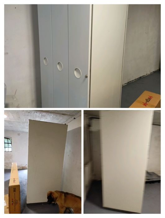 2 metalowe szafy cargoi 6 segmentów mocna