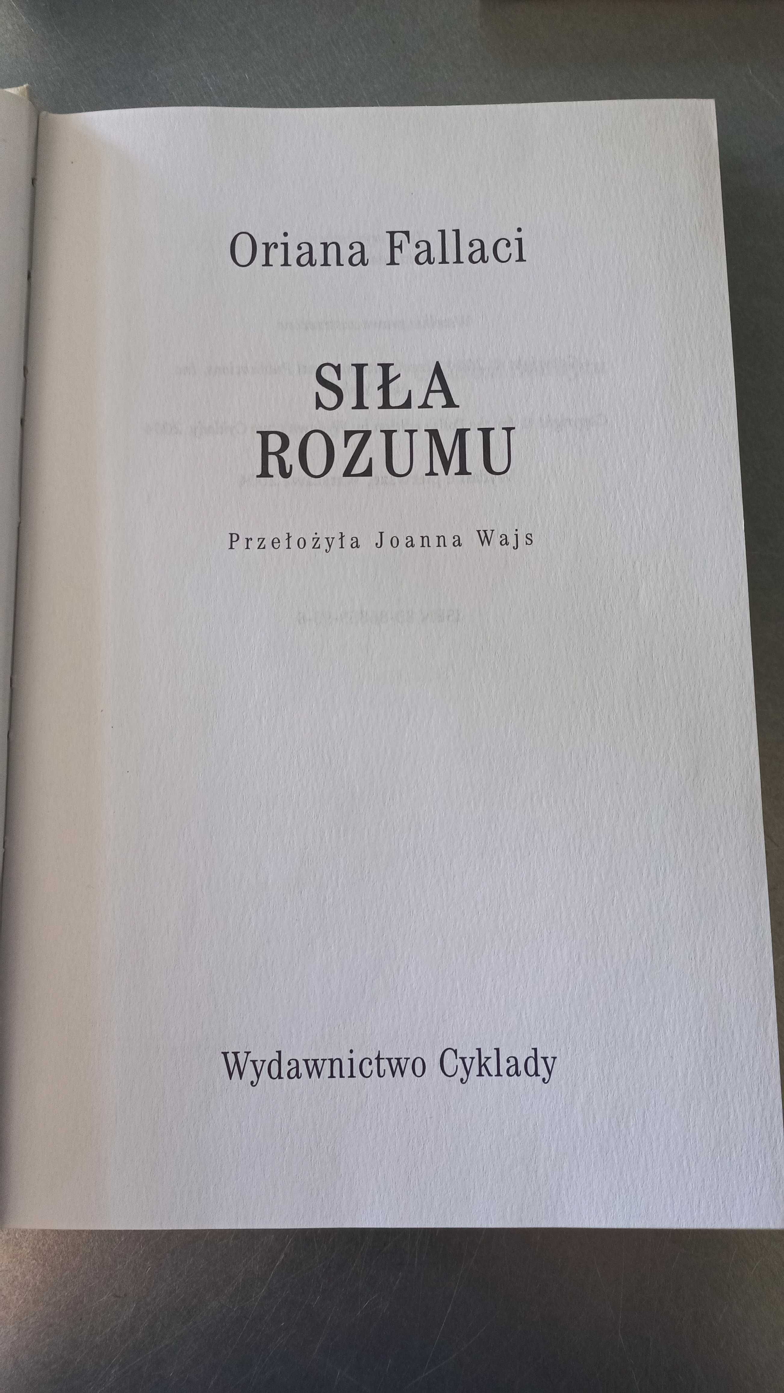 Oriana Fallaci. Siła rozumu