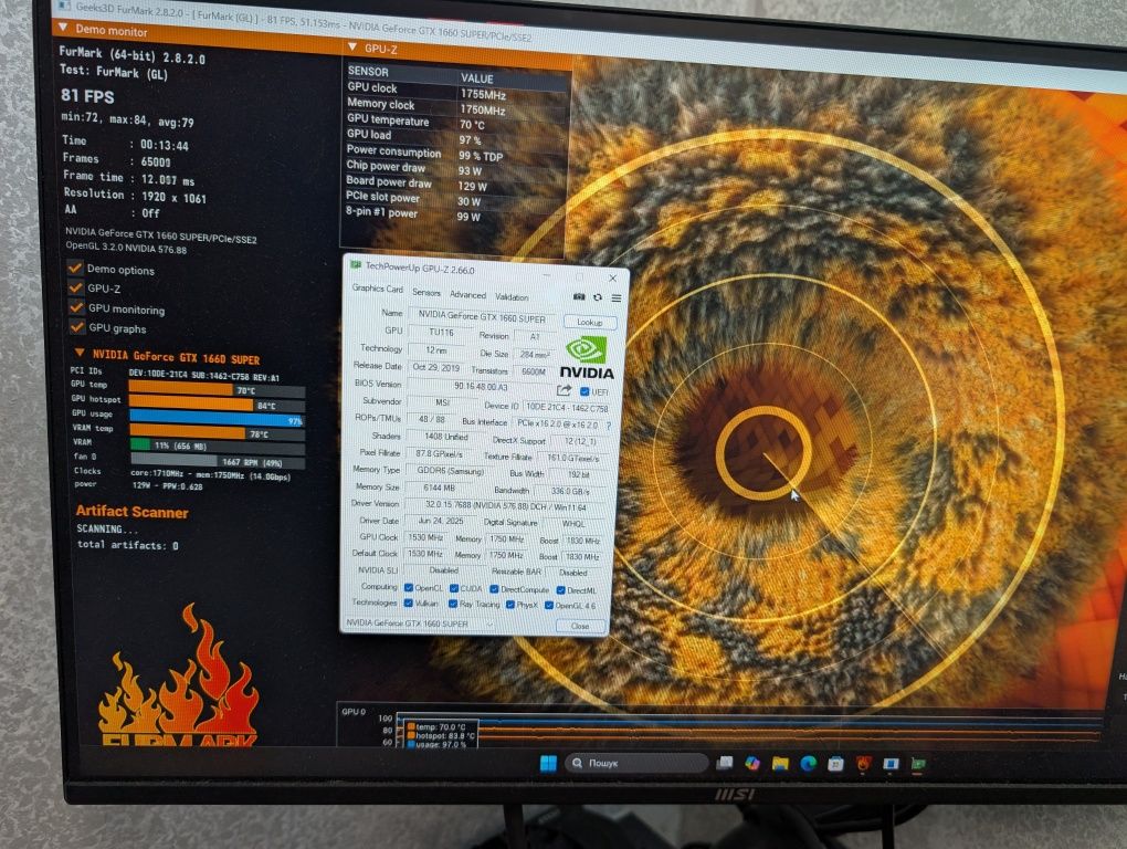 Відеокарта MSI GAMING X GTX 1660 SUPER 6GB (GDDR6) Гарантія | XPLAY