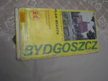 mapa Bydgoszczy 1994 rok