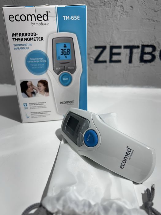 Termometr medisana w kolorze białym na podczerwie
