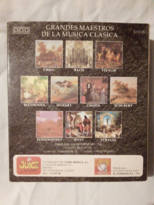 caixa 10 CD's Grandes Maestros De La Musica Clasica