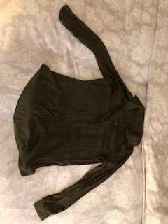 blusa verde zara tamanho m