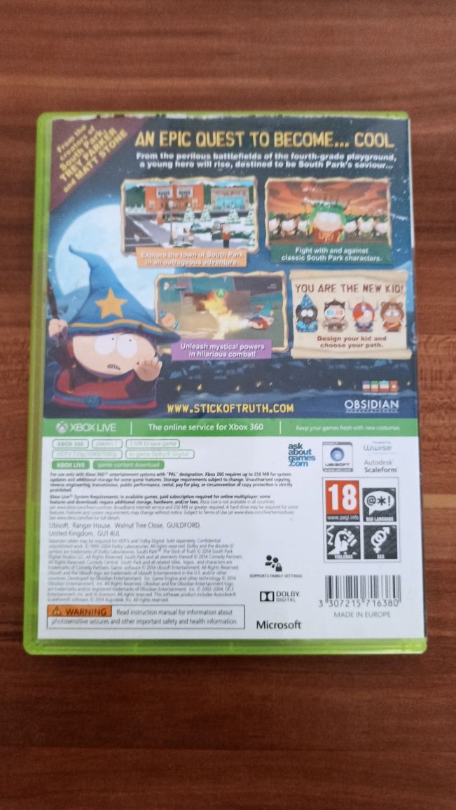 South park the stick of truth Xbox 360