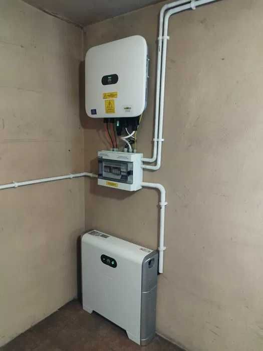 Instalacja fotowoltaika 8kW, DEYE Hybryda 8kW magazyn energii 10kWh