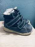 ecco marine mimis granatowe gore tex półbuty trzewiki zimowe