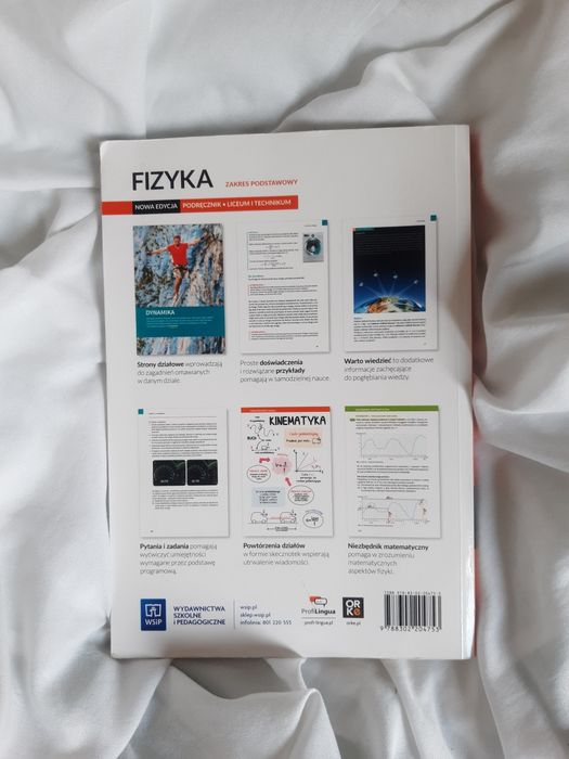 Podręcznik do fizyki do klasy 1, liceum i technikum