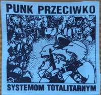 Naszywka: punk przeciwko systemom totalitarnym