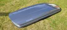 Box dachowy Volvo 420 grafitowy metalik + belki do XC60