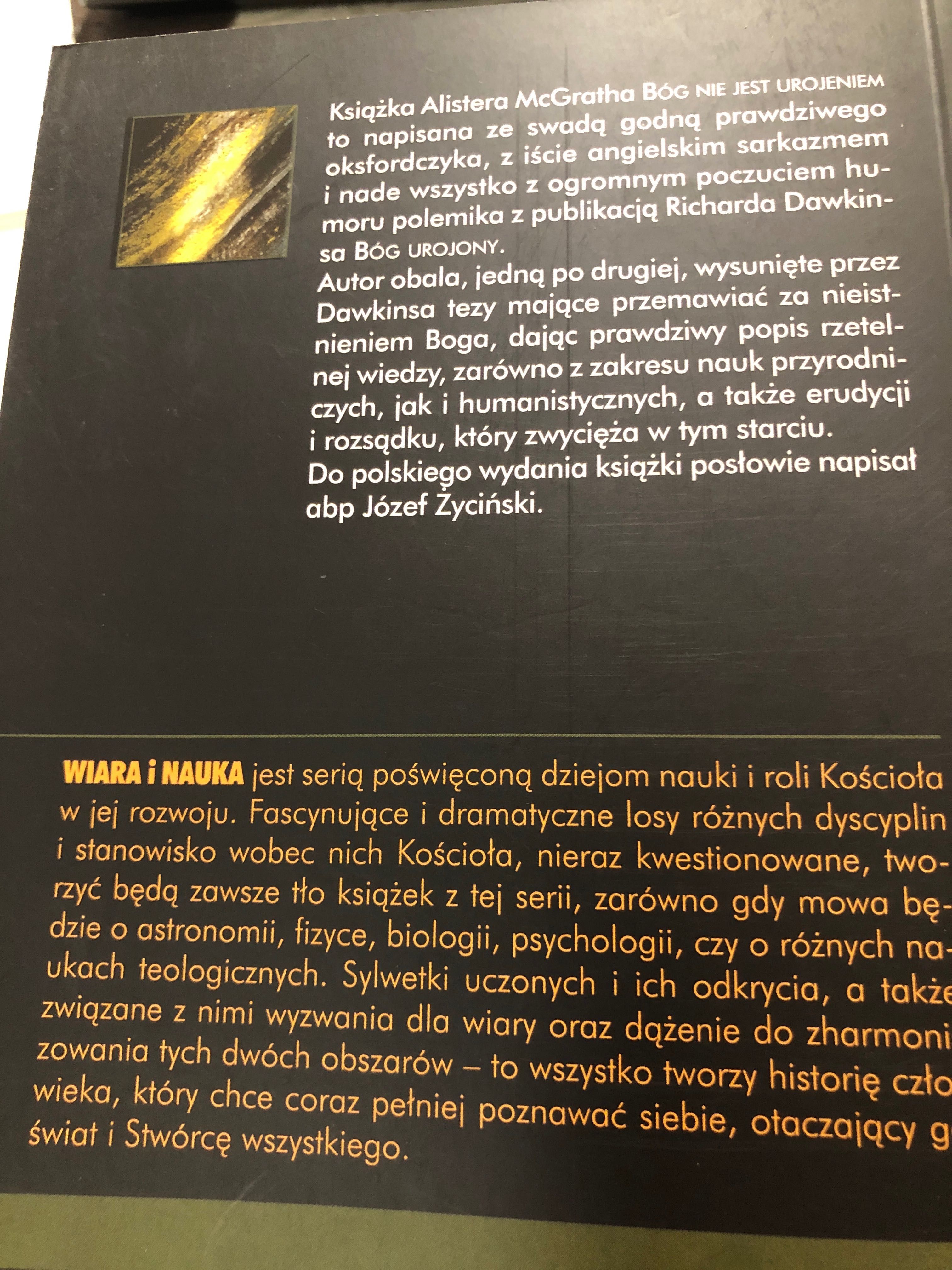 Bóg nie jest urojeniem. Alister McGrath