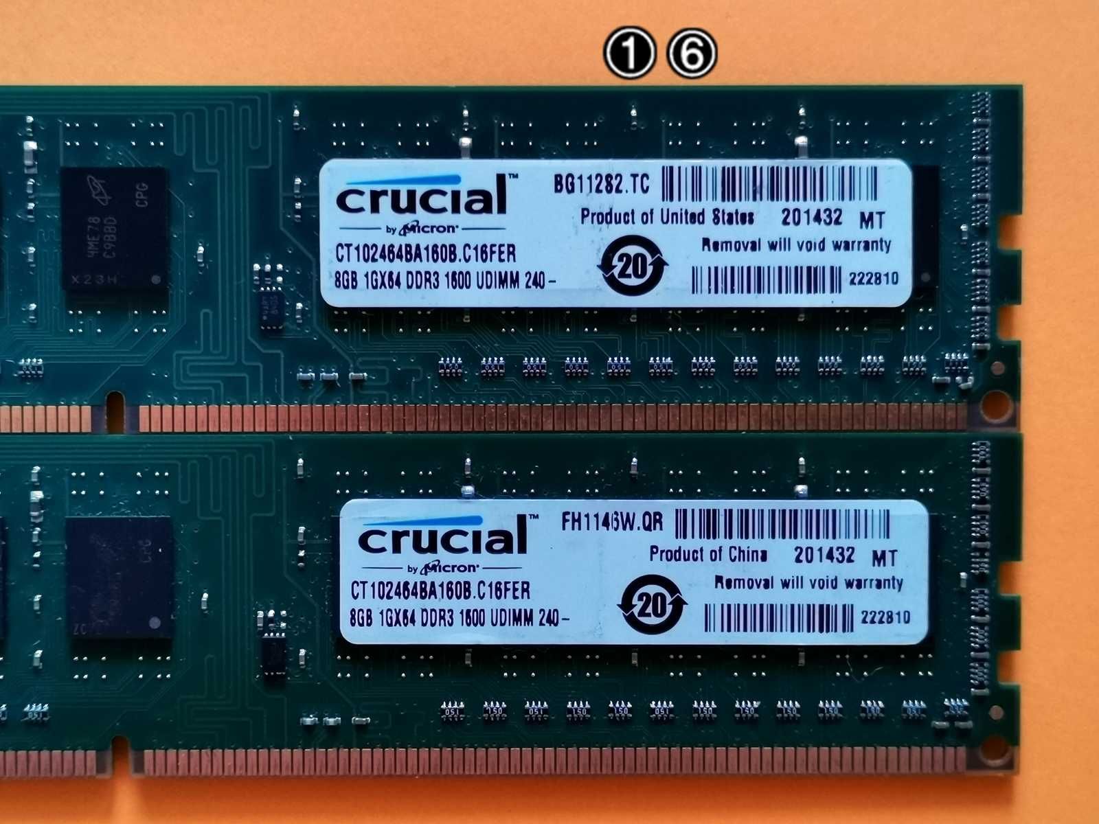 DDR3 16GB CruciaL 12800 -Komputer