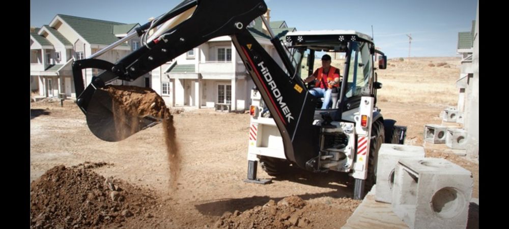 Услуги  Экскаватор-погрузчик HIDROMEK HMK 102B SUPRA 1400грн/година.