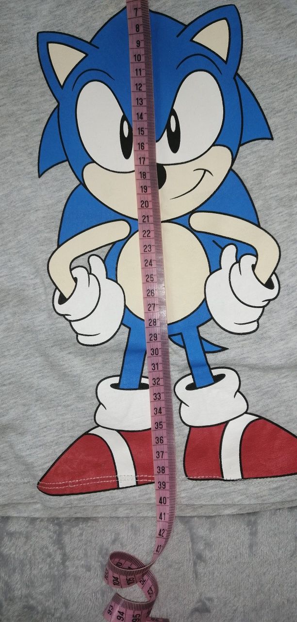 Sonic. Bluzka długi rękaw dla chłopca 110/116