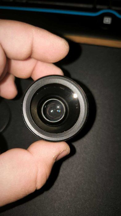 Макролінза об'єктив для телефону 2 в 1 ширококутна на прищіпці