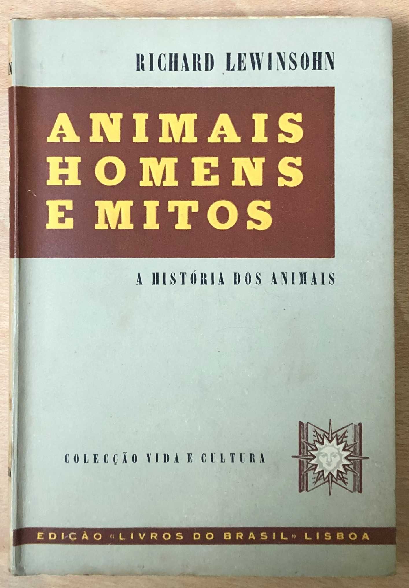 animais homens e mitos, richard lewinsohn, livros do brasil