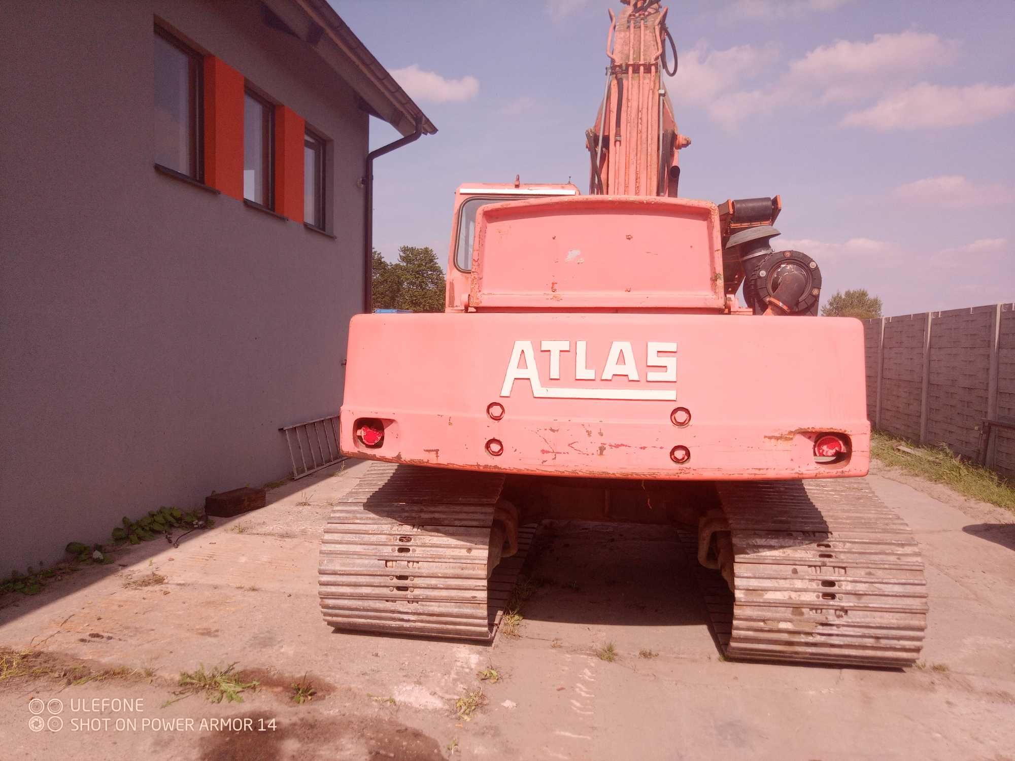 Atlas 1702 DLC koparka gąsienicowa błotniak (Waryński) nożyce kruszące