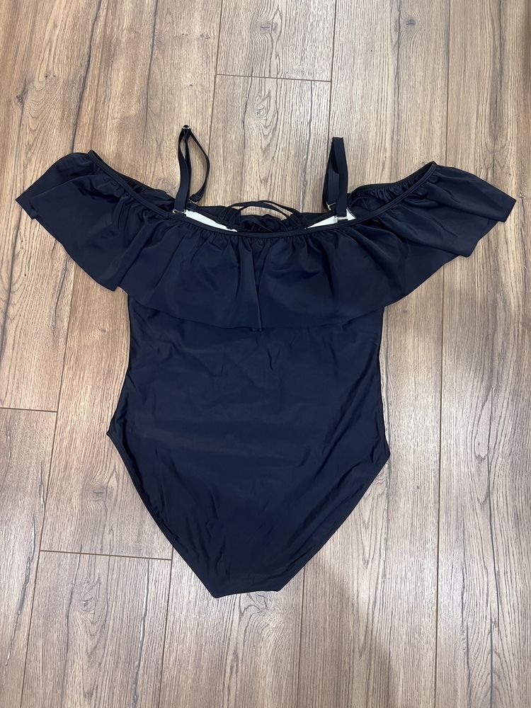 Nowy strój kąpielowy XL czarny hiszpanka kostium 42 jednoczęściowy