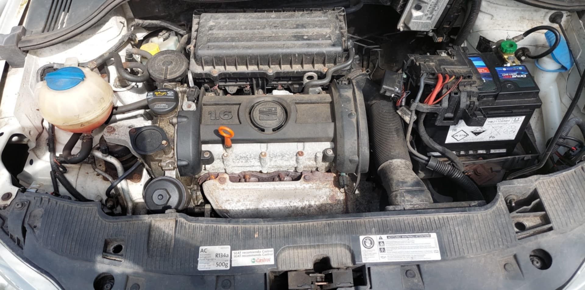 Silnik BTS przód 1.6 LB9A maska zderzak błotnik drzwi seat Ibiza VW 6j