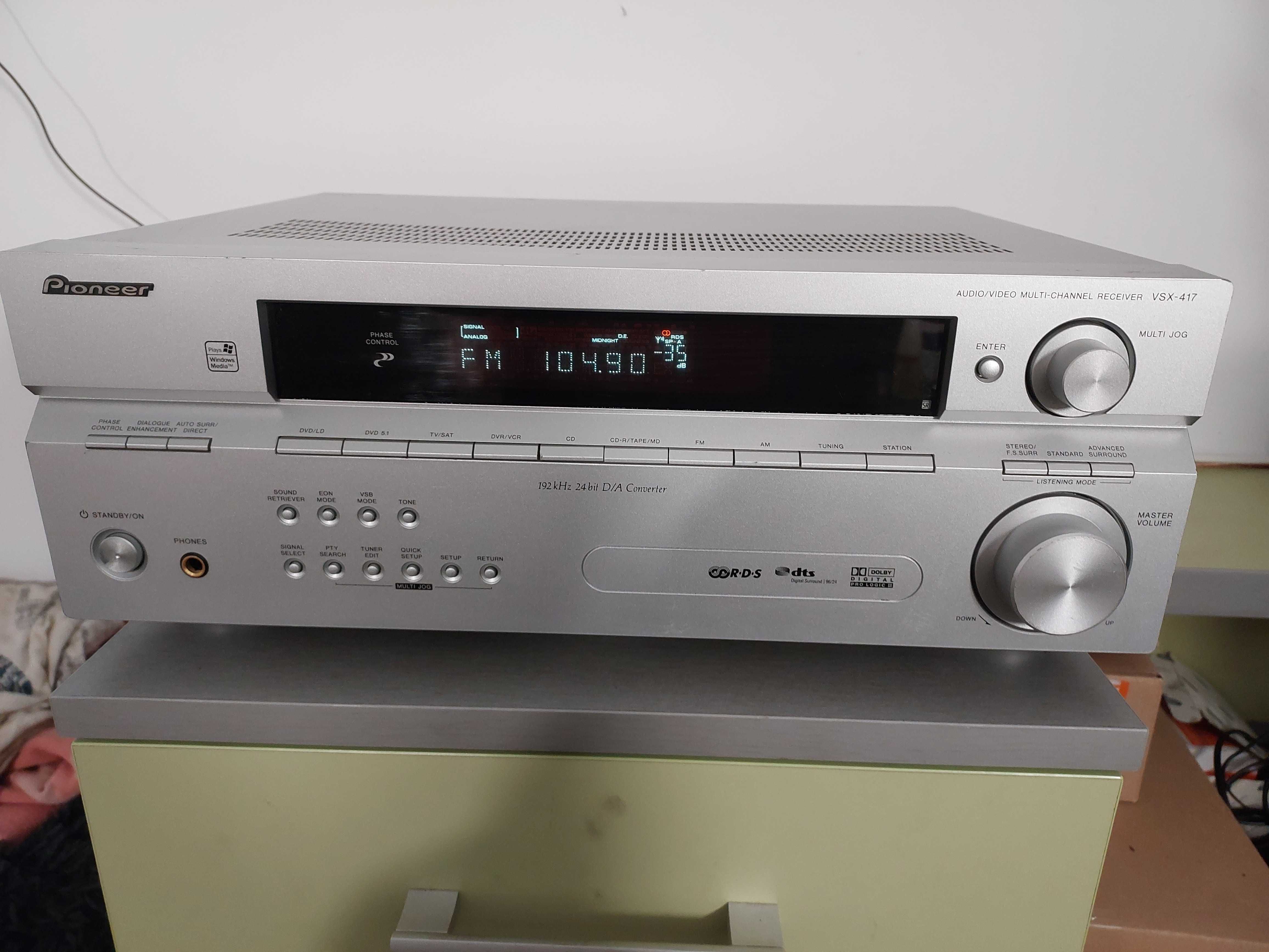 Pioneer VSX-417-S 5.1 280W DTS RDS - amplituner