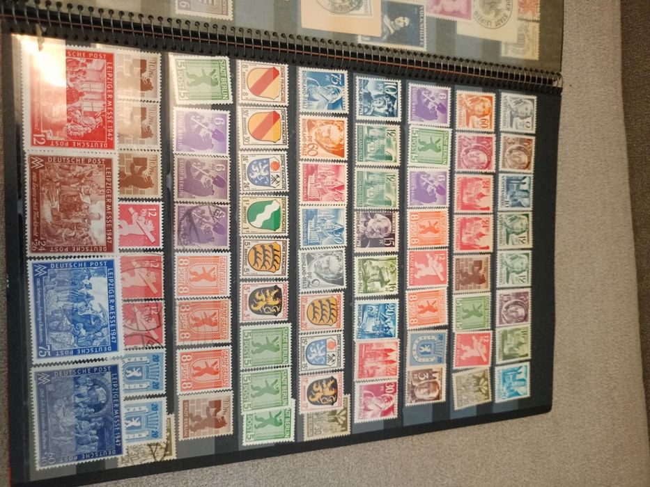 Stare pocztowe znaczki Niemcy strefy okupacyjne