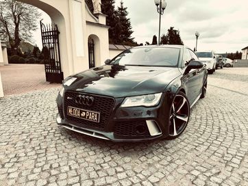 Samochód Auto Do Ślubu Czarne Audi S7 | RS7