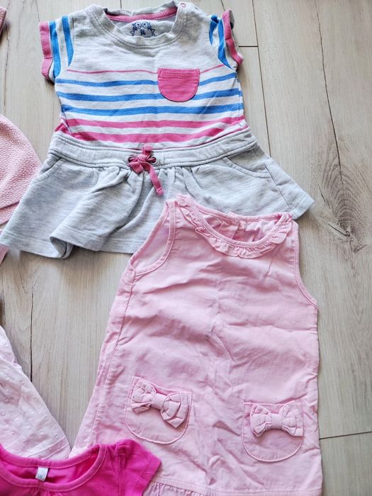 Sukienki koszulka niemowlęce dla dziewczynki 68/74 Zara Cool Club Smyk