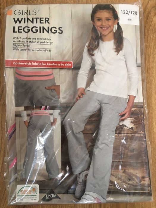 Spodnie dresowe dla dziewczynki. Rozmiar 122/128