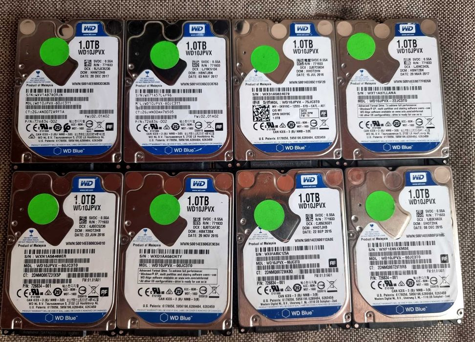 Качественный жесткий диск 2.5 500GB 1TB 2TB WD Seagate BarraCuda PRO