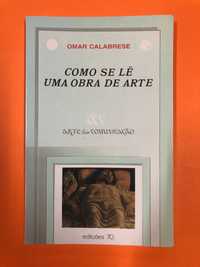 Como se lê uma obra de Arte - Omar Calabrese