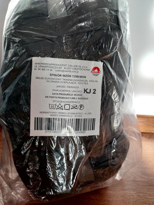 Nowy śpiwór 729 b