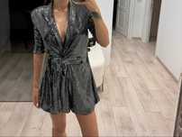 Kombinezon wieczorowy Zara cekiny m/l