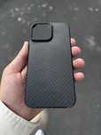 Pitaka iPhone 15 Pro Max Black Carbon