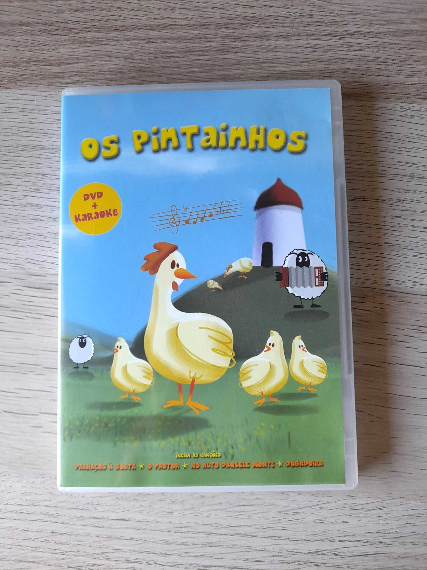 Quatro DVDs para crianças