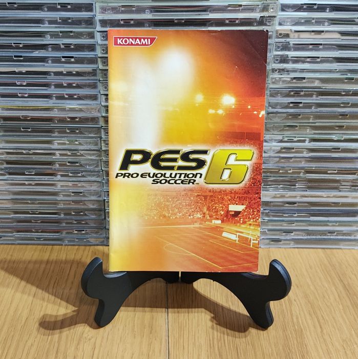 PES 6 Pro Evolution Soccer Capa e Manual Originais PS2