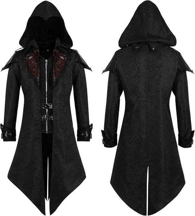 Płaszcz gotycki przebranie wiktoriańskie przebranie M