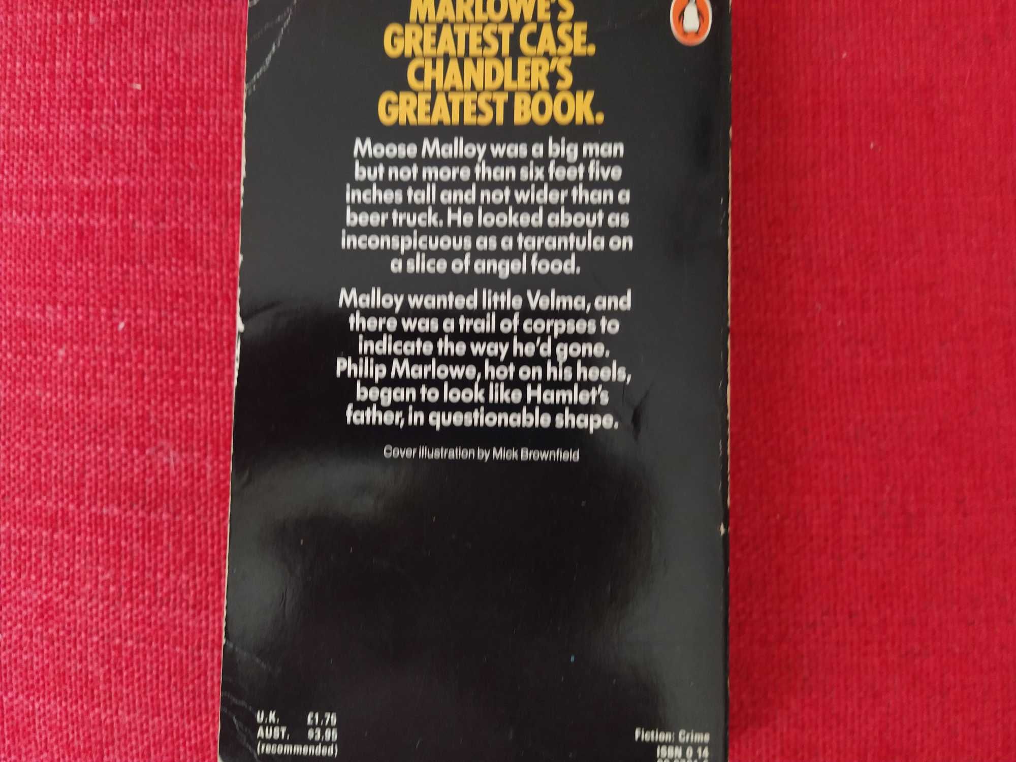 Farewell, My Lovely - Raymond Chandler
