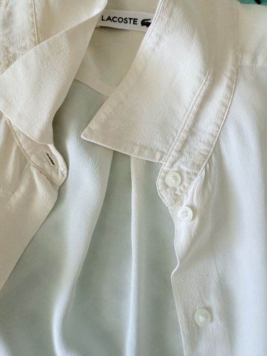 Продам шовкову блузку «lacoste” original, размер 36